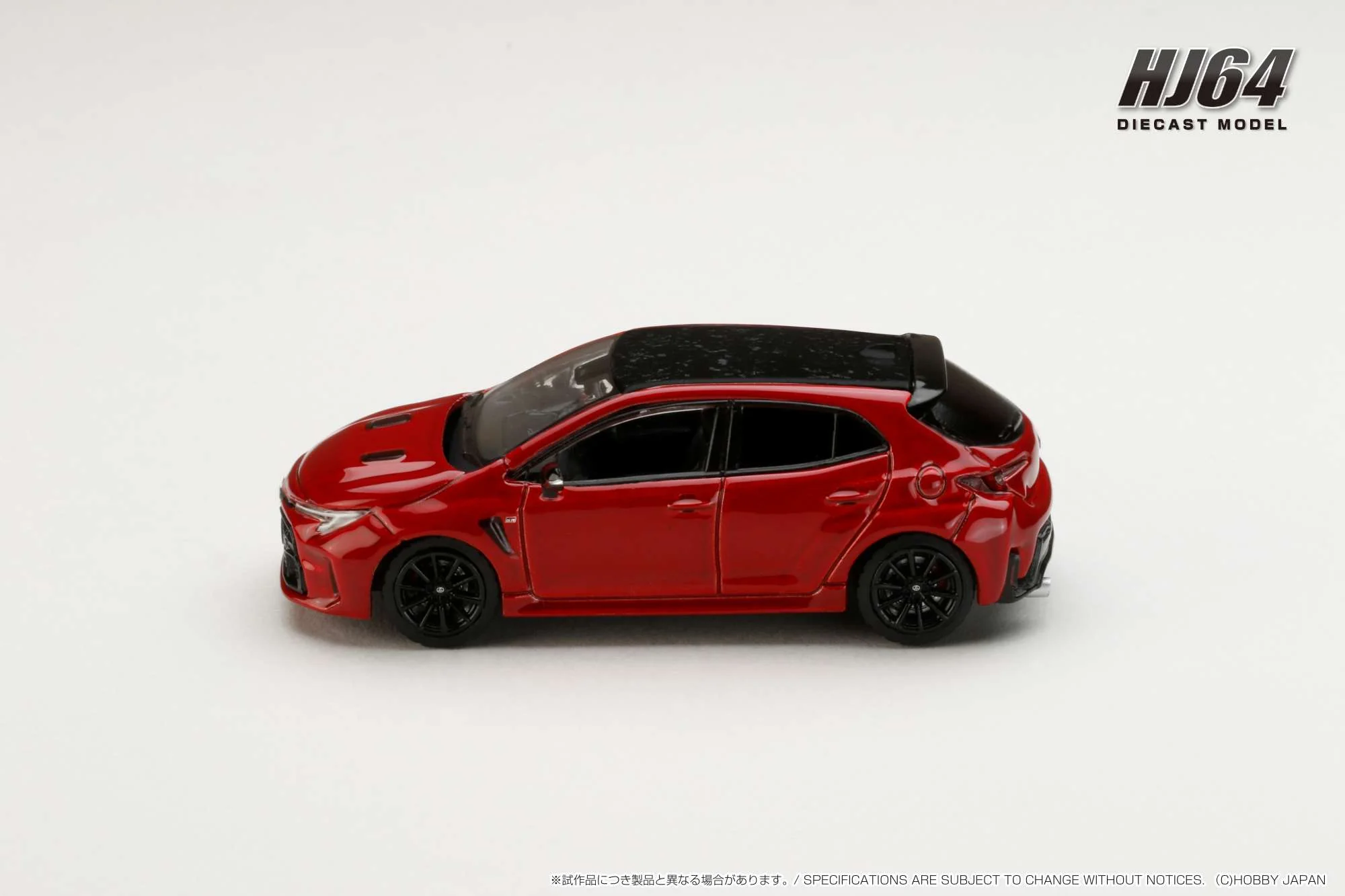 Hobby Japan 1:64 Toyota GR Corolla RZ in Emotional Red II - Image 2