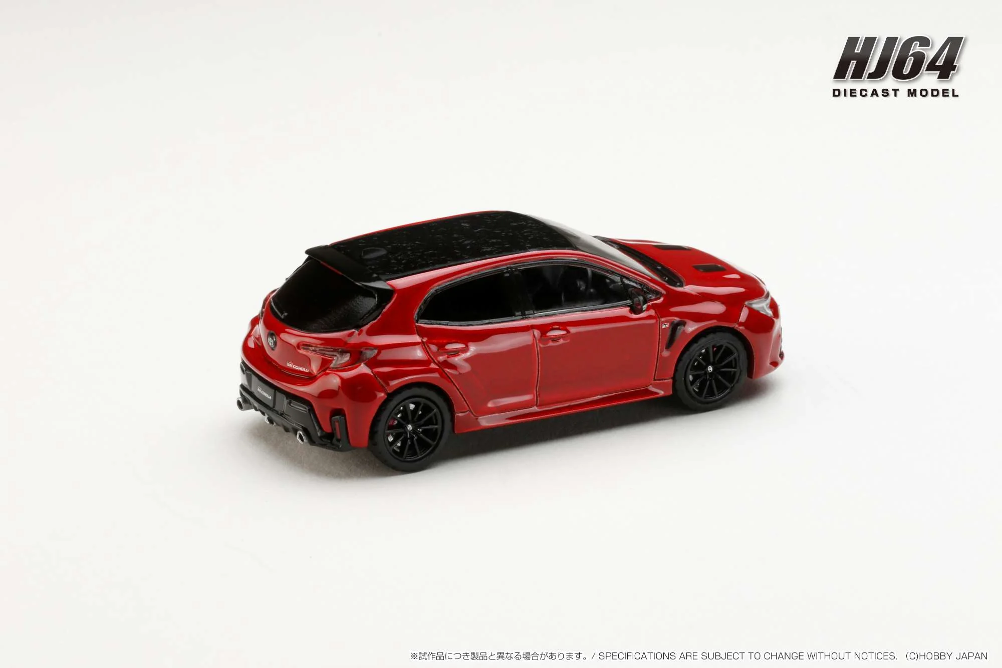 Hobby Japan 1:64 Toyota GR Corolla RZ in Emotional Red II - Image 3