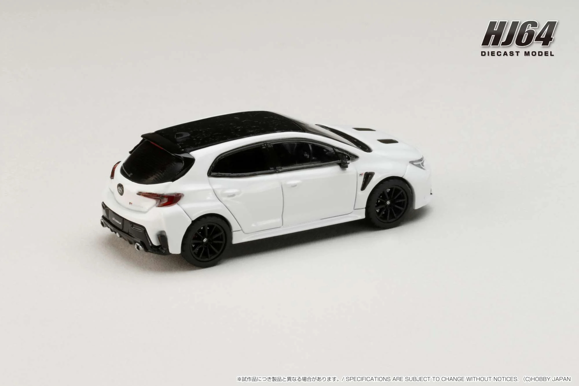 Hobby Japan 1:64 Toyota GR Corolla RZ in Super White II - Image 2