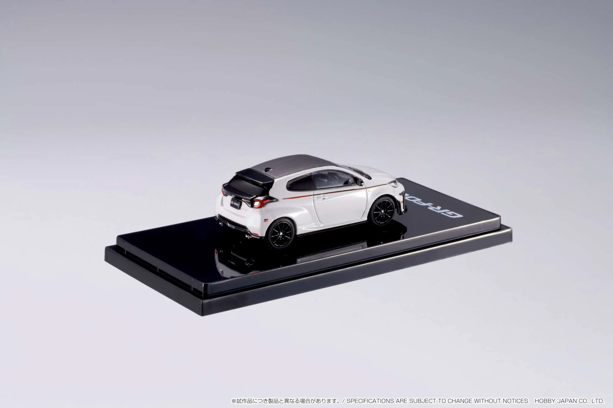 Hobby Japan 1:64 Toyota GR YARIS RZ High Performance GR Parts in Super White II - Image 2