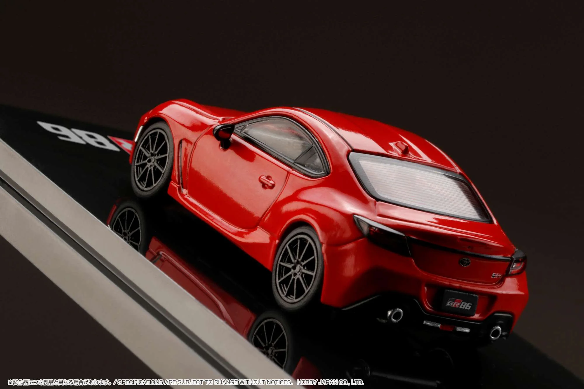 Hobby Japan 1:64 Toyota GR86 RZ Edition in Spark Red - Image 4