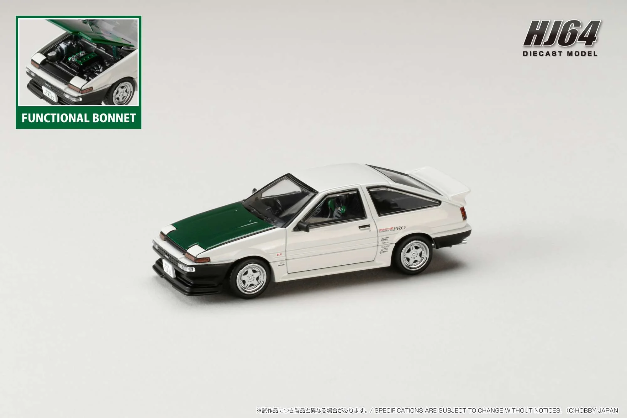 Hobby Japan 1:64 Toyota Sprinter Trueno AE86 Drift King Edition - Image 3