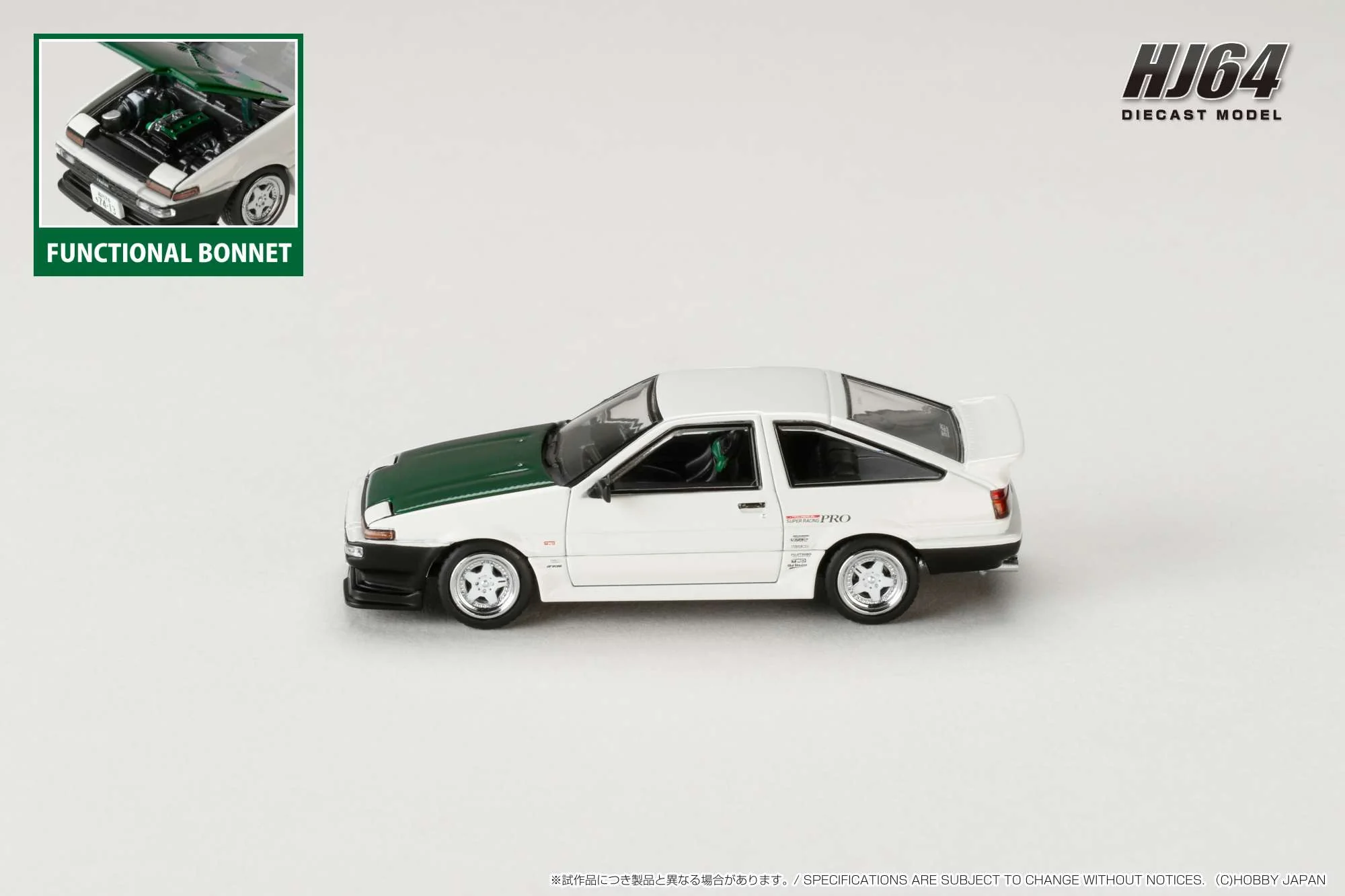 Hobby Japan 1:64 Toyota Sprinter Trueno AE86 Drift King Edition - Image 4