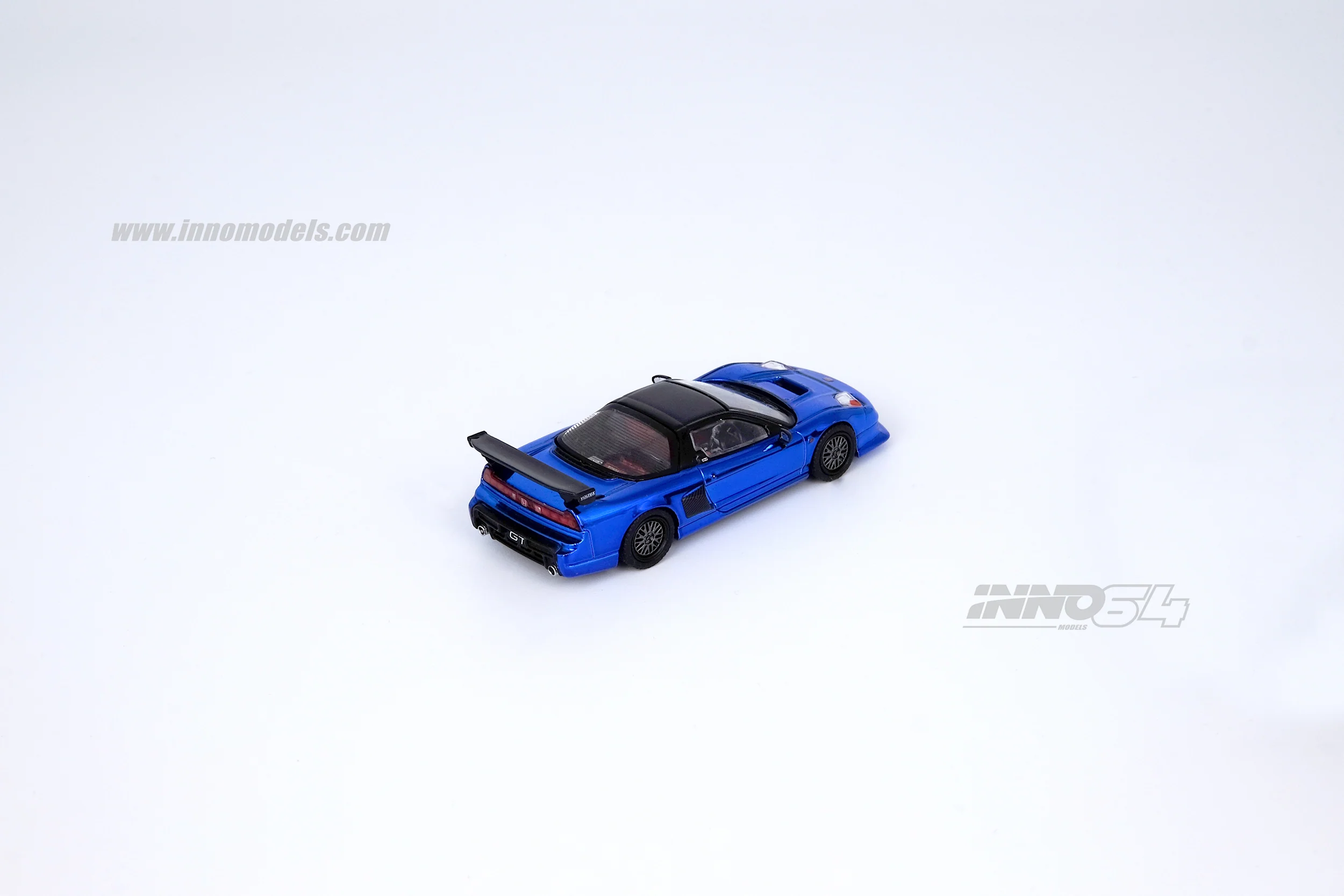 INNO Models 1:64 Honda NSX-R NA2 GT Blue Chrome - Image 2