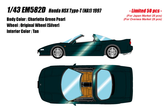 EIDOLON 1:43 Honda NSX (NA1) type T (NA1) 1997 - Image 14