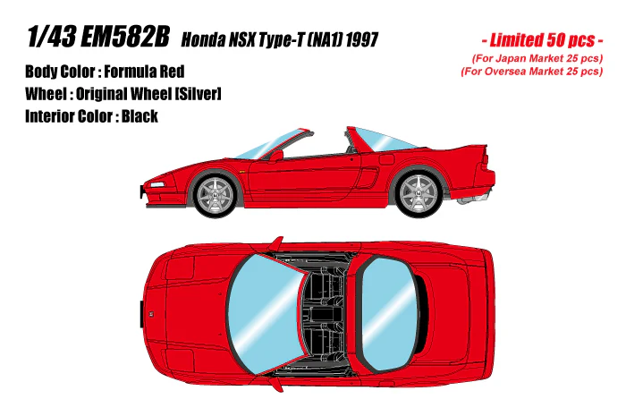 EIDOLON 1:43 Honda NSX (NA1) type T (NA1) 1997 - Image 16