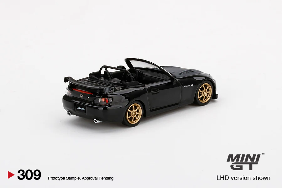 MINIGT 1:64 Honda S2000 (AP2) Mugen in Black - Image 2