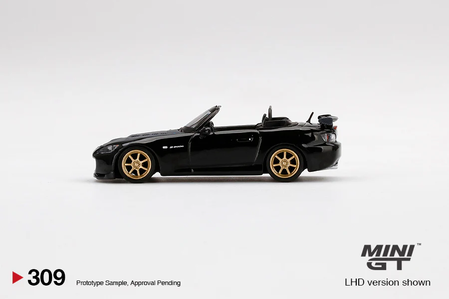 MINIGT 1:64 Honda S2000 (AP2) Mugen in Black - Image 3