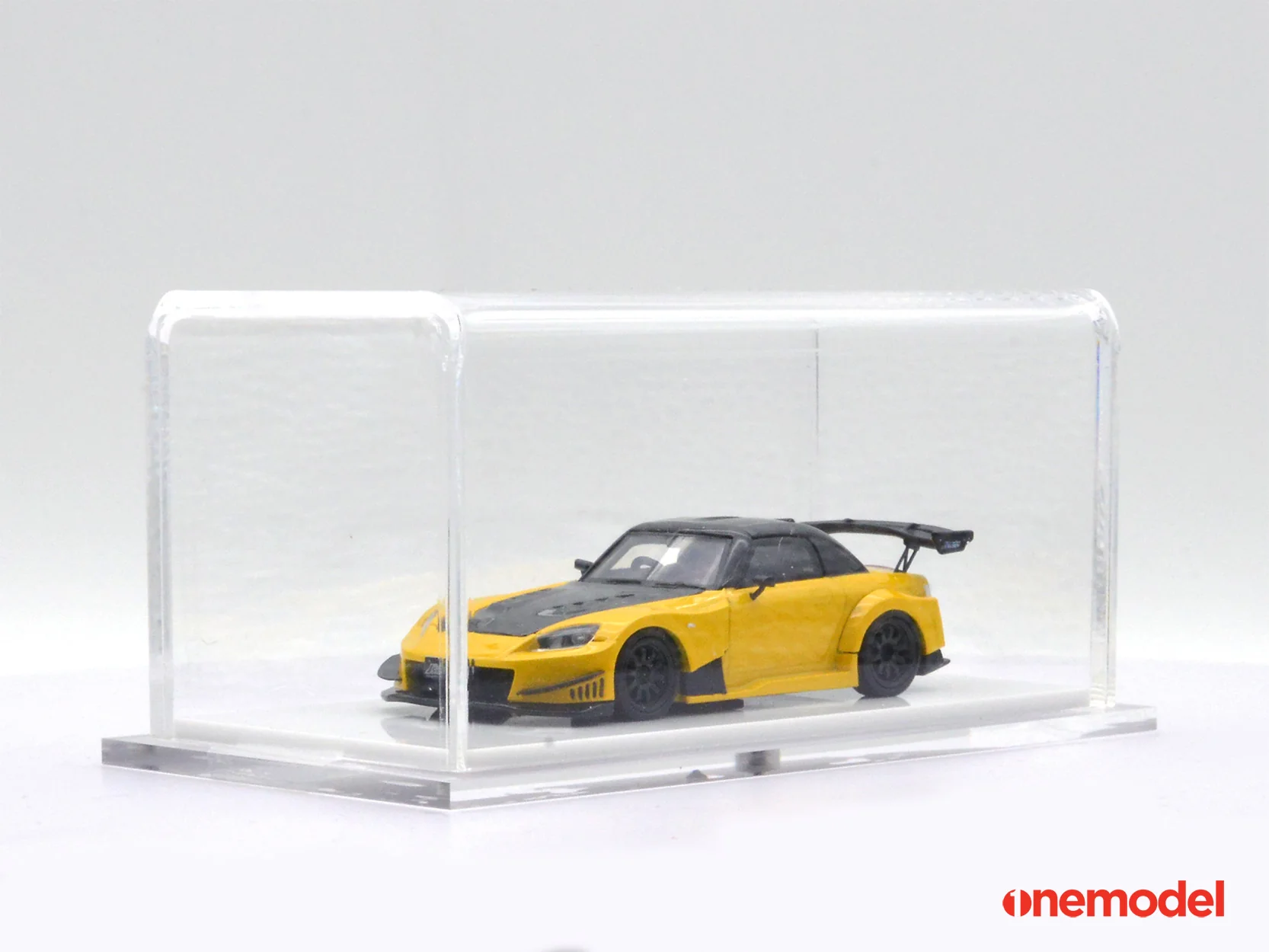 One Model 1:64 Honda S2000 J's Racing in Yellow - Image 4