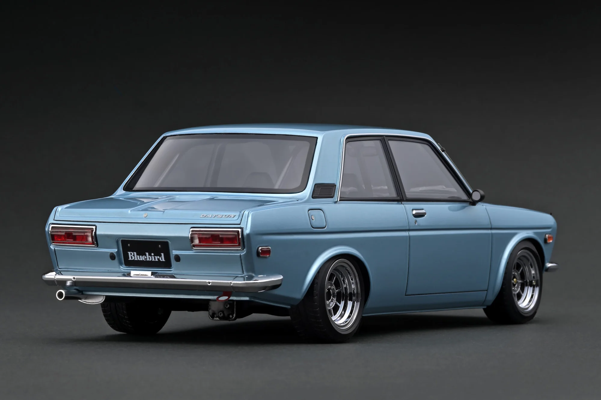 Ignition Model 1:18 Datsun Bluebird (510) in Light Blue Metallic - Image 3