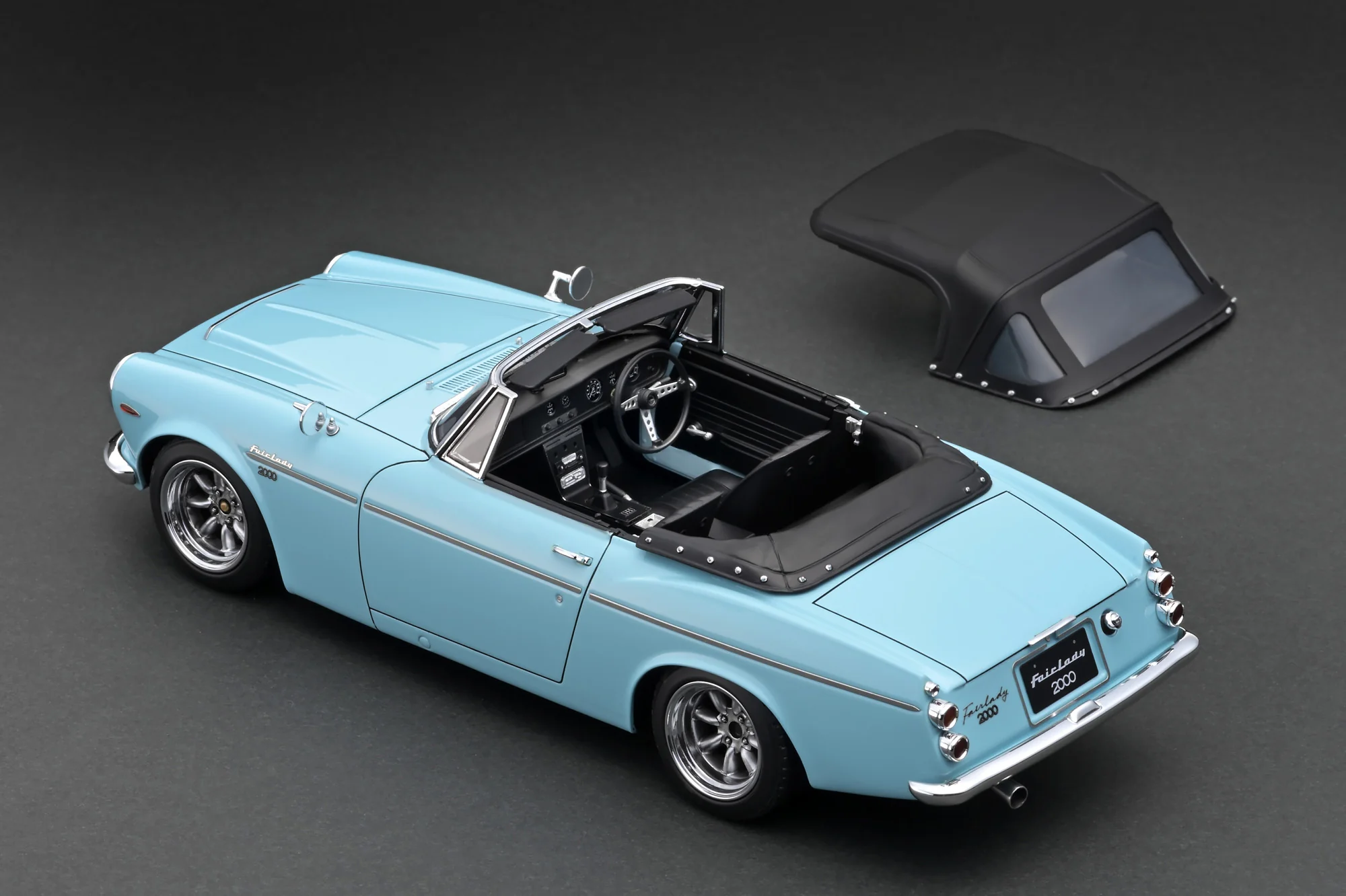 Ignition Model 1:18 Datsun Fairlady 2000 (SR311) in Light Blue - Image 4