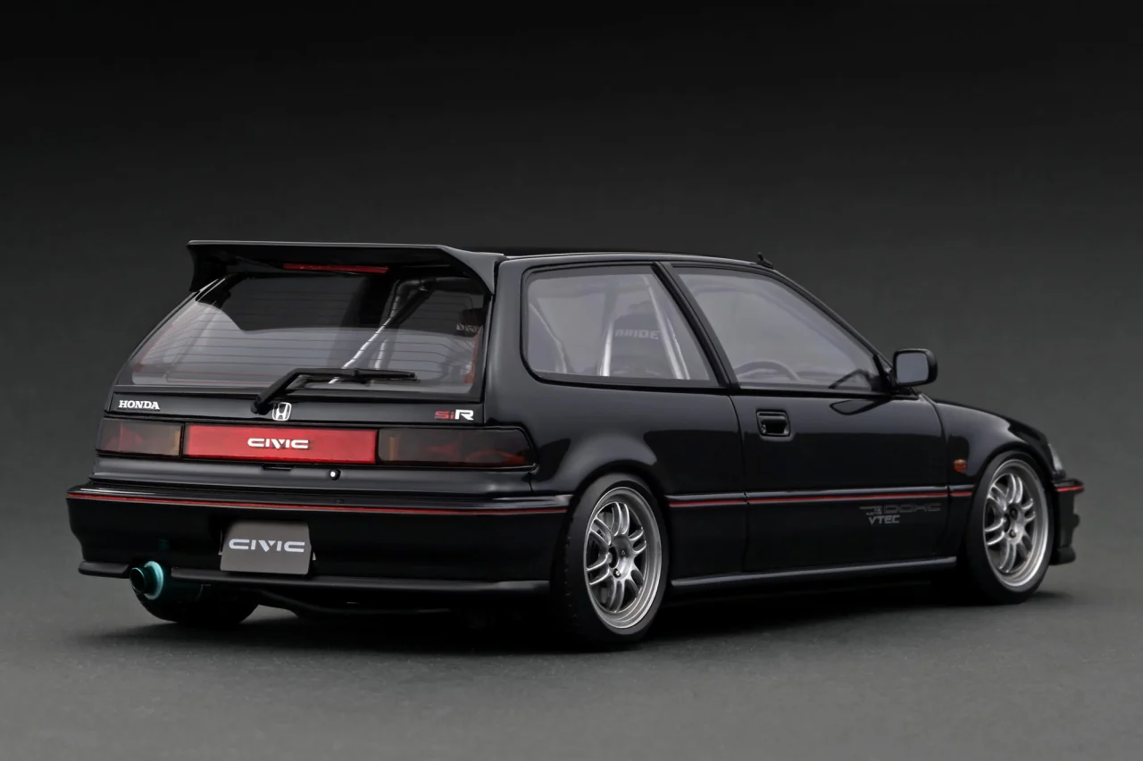 Ignition Model 1:18 Honda Civic (EF9) in Black - Image 2