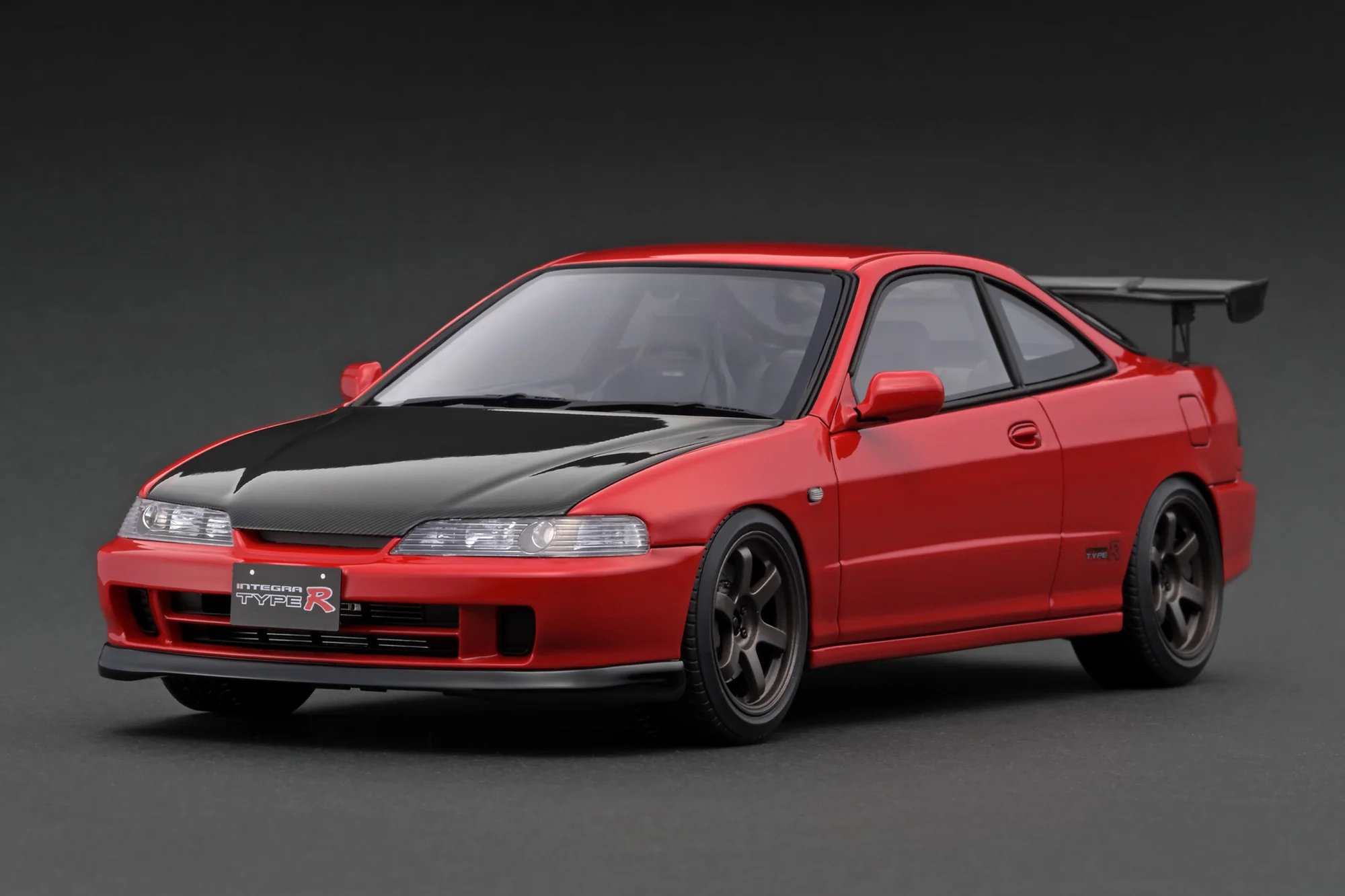 Ignition Model 1:18 Honda Integra Type-R (DC2) in Red with B18C Engine - Image 2