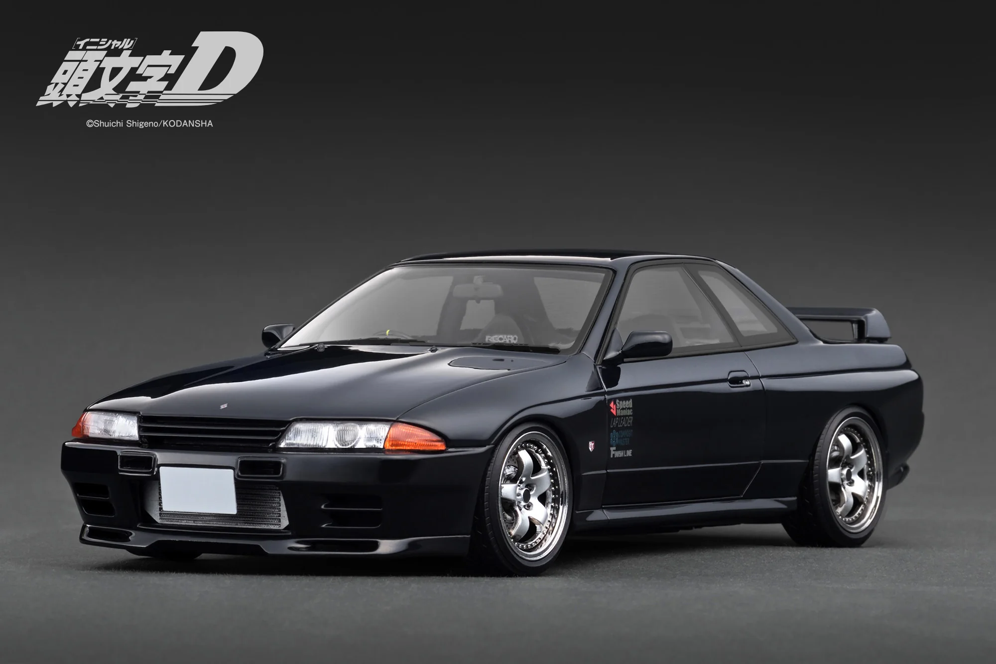 Ignition Model 1:18 INITIAL D Nissan Skyline GT-R V-SpecII (BNR32) in Black