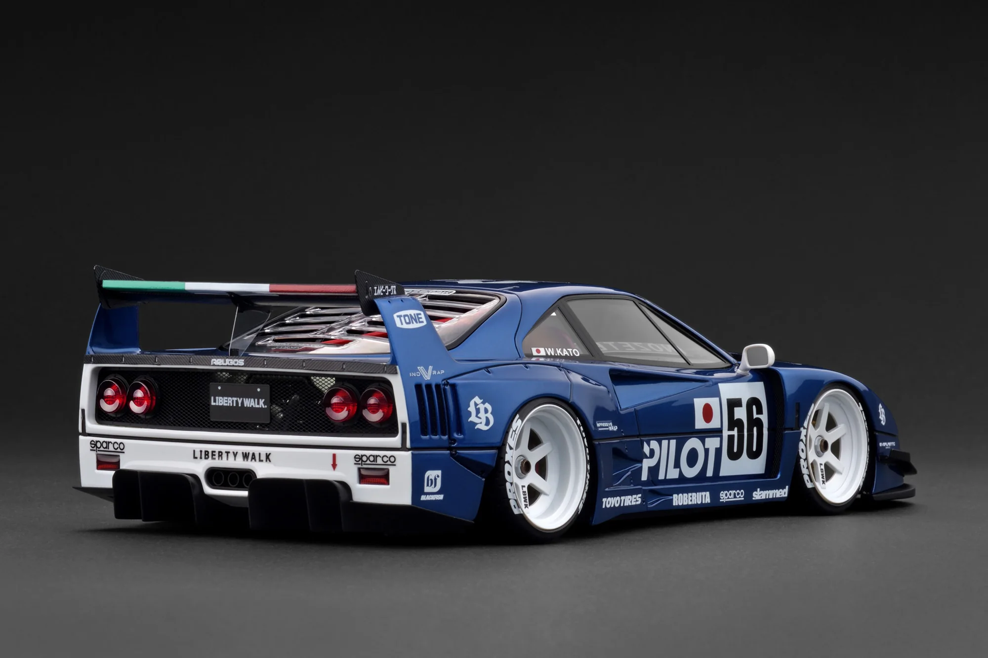 Ignition Model 1:18 LB-WORKS 40 Blue Metallic - Image 3