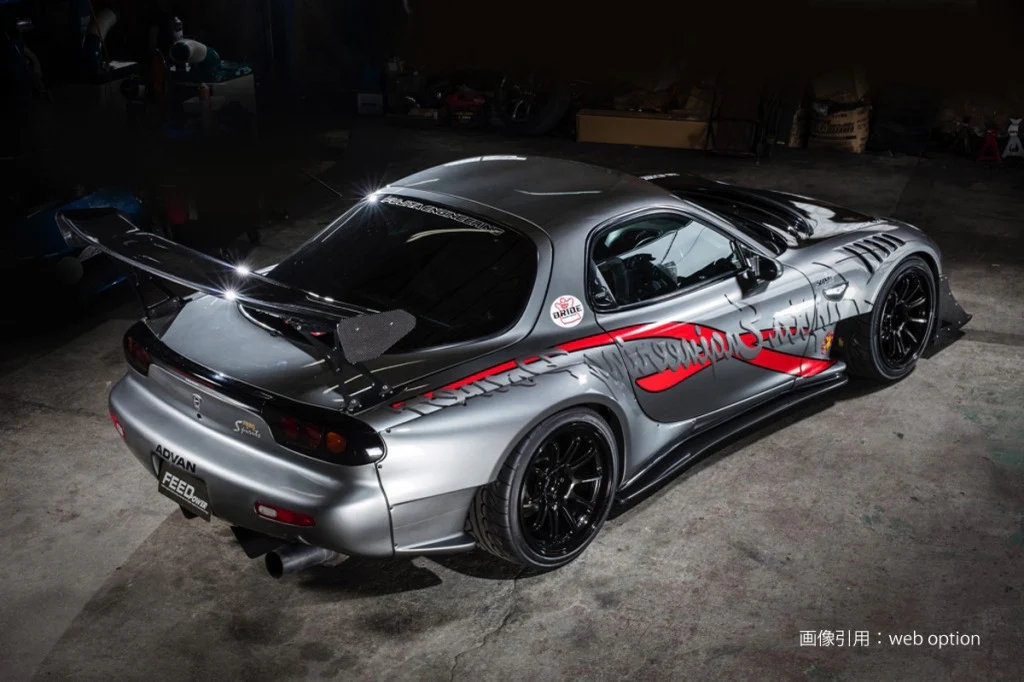 Ignition Model 1:18 Mazda RX-7 (FD3S) FEED Afflux GT3 in Gun Metallic - Image 5