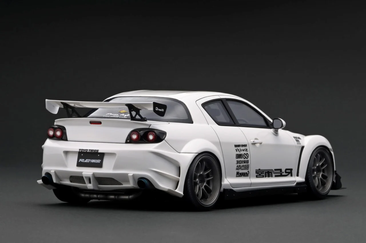 Ignition Model 1:18 Mazda RX-8 (SE3P) RE Amemiya in White - Image 2