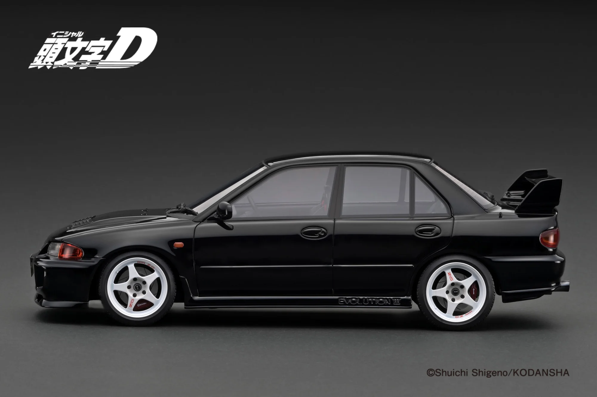 Ignition Model 1:18 Mitsubishi Lancer Evolution III GSR (CE9A) in Black Initial D - Image 2