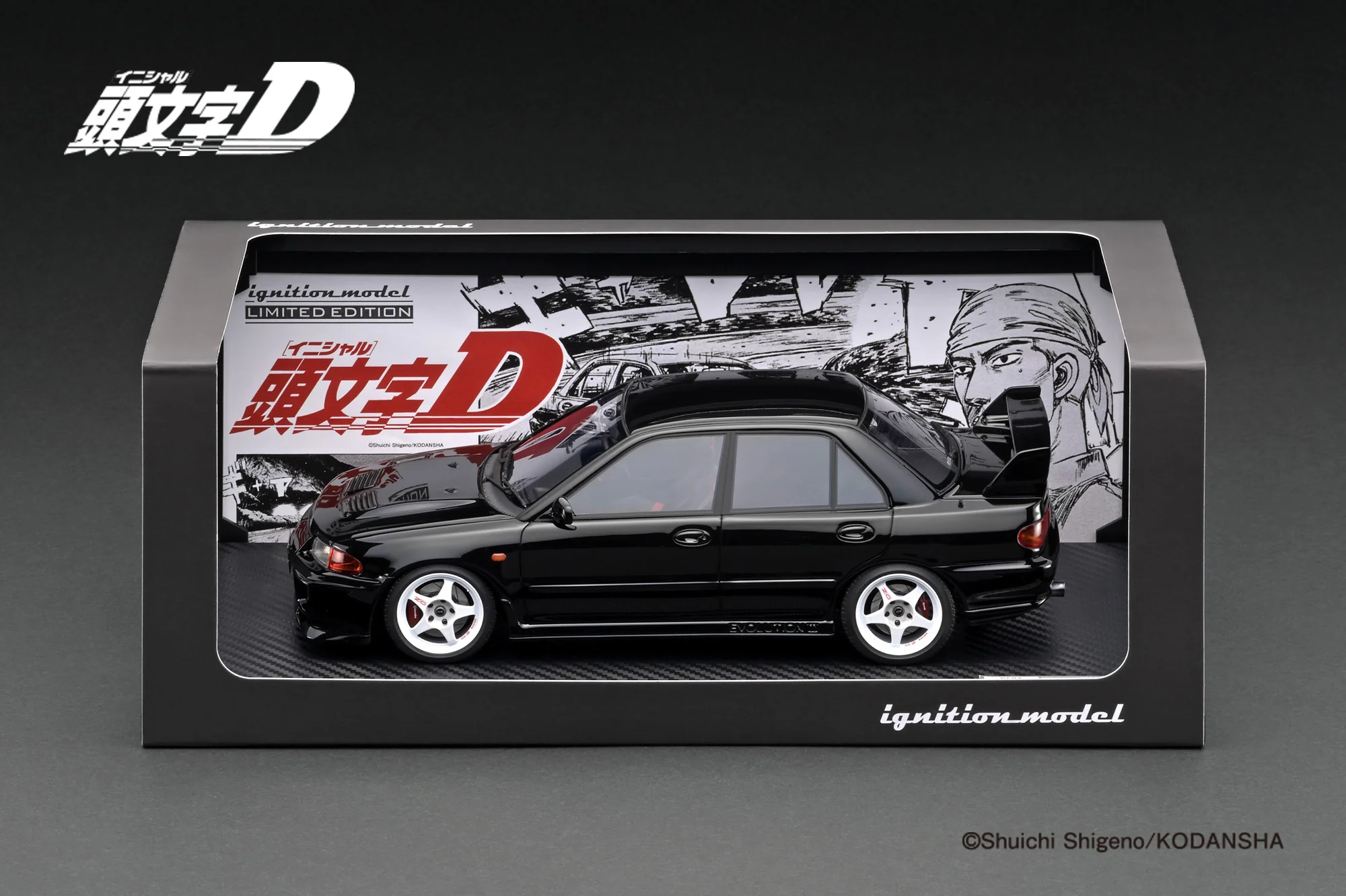 Ignition Model 1:18 Mitsubishi Lancer Evolution III GSR (CE9A) in Black Initial D - Image 4