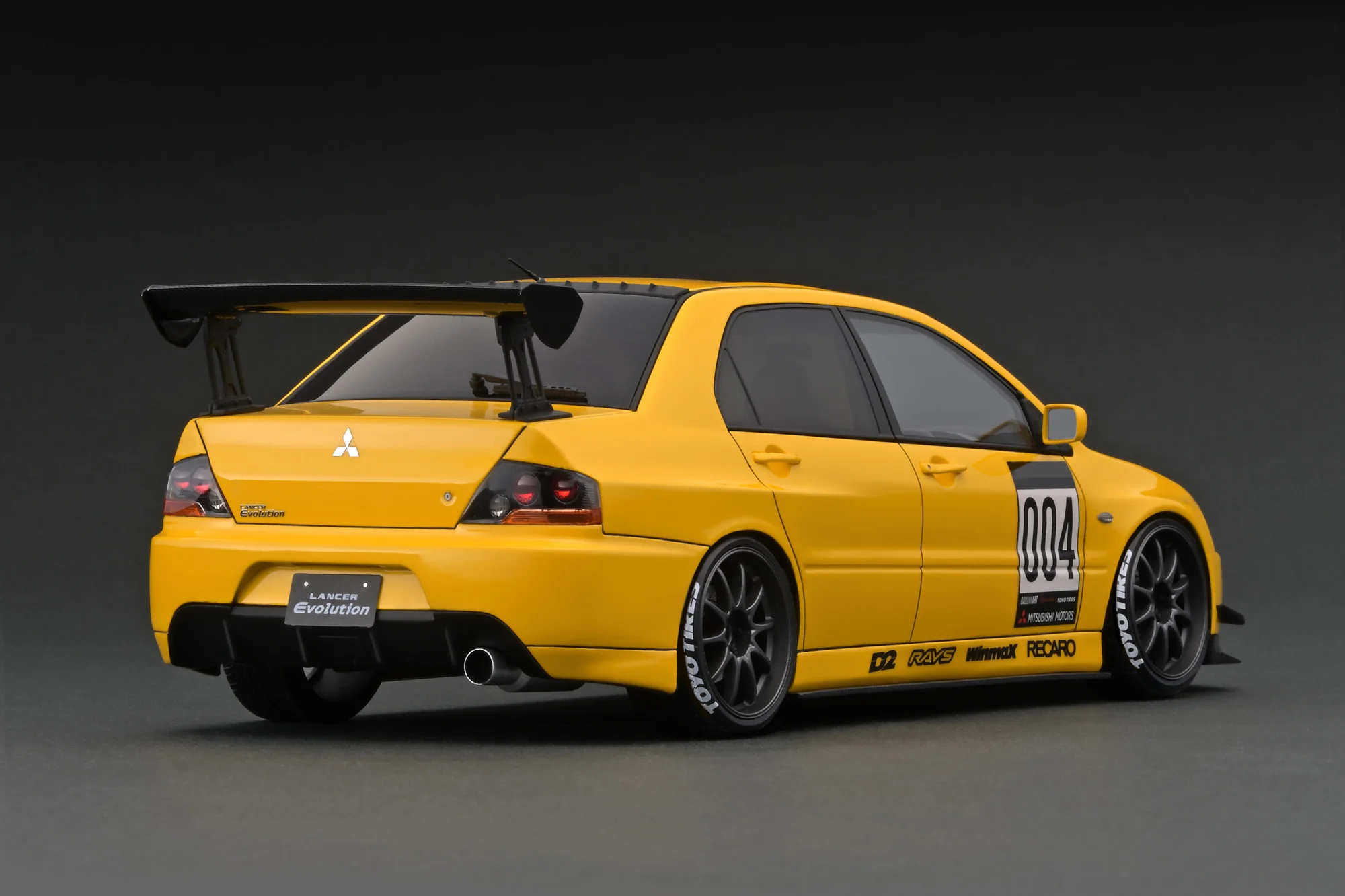 Ignition Model 1:18 Mitsubishi Lancer Evolution IX (CT9A) in Yellow - Image 2