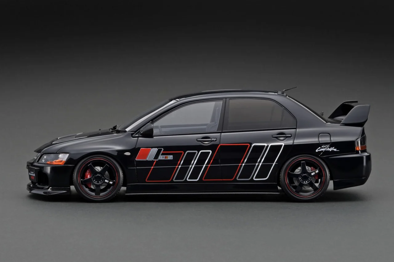 Ignition Model 1:18 Mitsubishi Lancer Evolution IX (CT9A) MR in Black - Image 2
