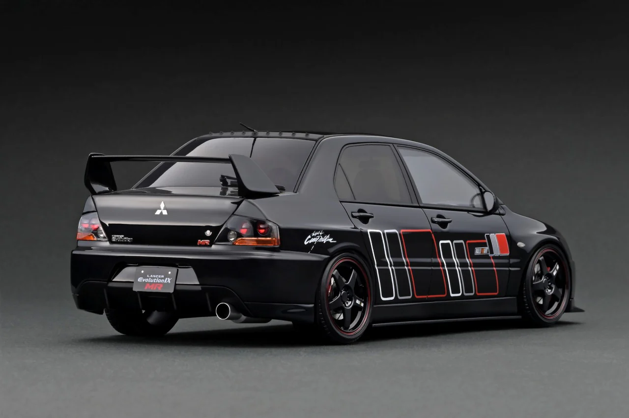 Ignition Model 1:18 Mitsubishi Lancer Evolution IX (CT9A) MR in Black - Image 3