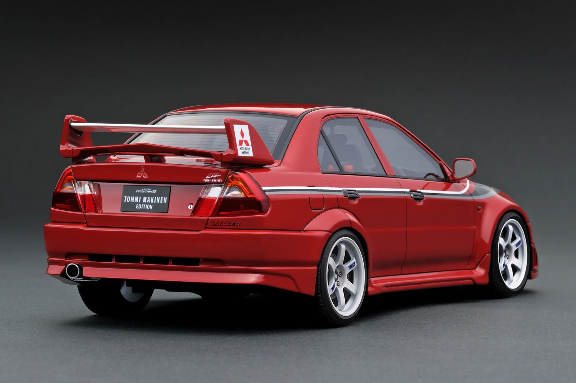 Ignition Model 1:18 Mitsubishi Lancer Evolution VI GSR T.M.E (CP9A) Red - Image 2