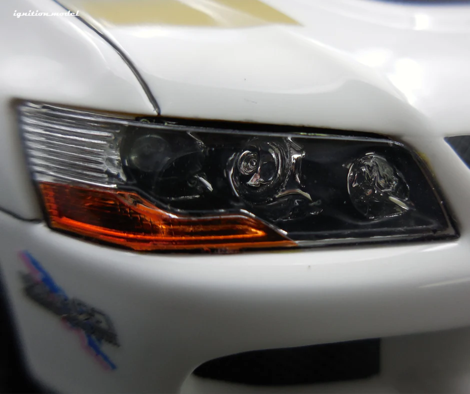 Ignition Model 1:18 Mitsubishi Lancer Evolution Wagon (CT9W) in White - Image 4