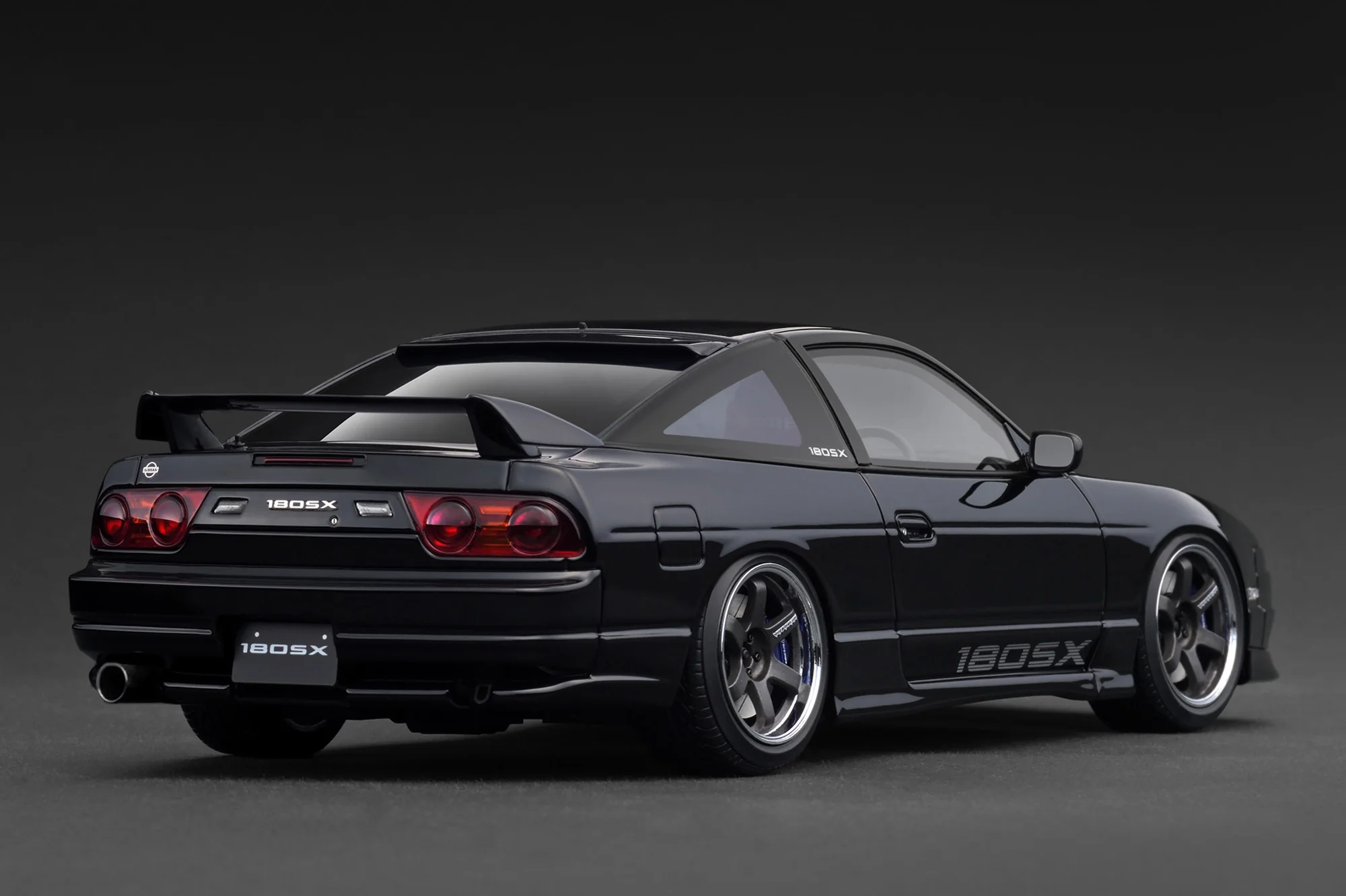 Ignition Model 1:18 Nissan 180SX TYPE X (RPS13) in Black - Image 2