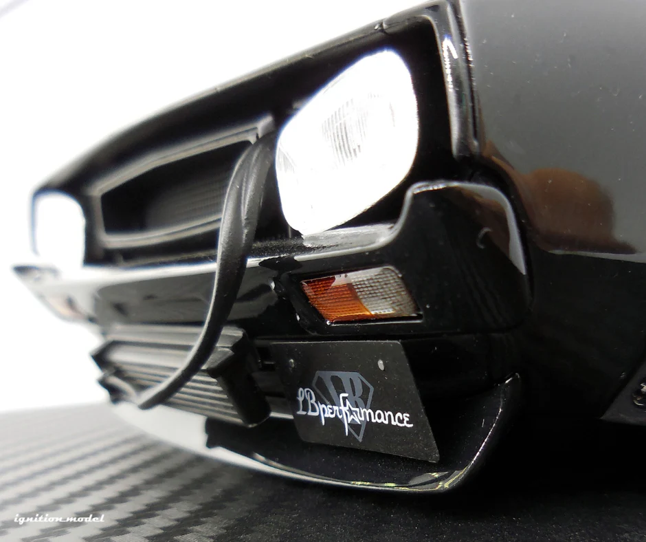 Ignition Model 1:18 Nissan Kenmeri 2DR LB-WORKS in Black - Image 6