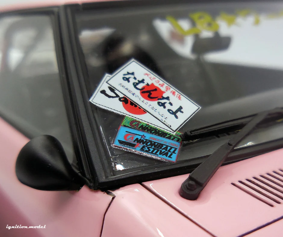 Ignition Model 1:18 Nissan Kenmeri 2DR LB-WORKS in Pink - Image 6