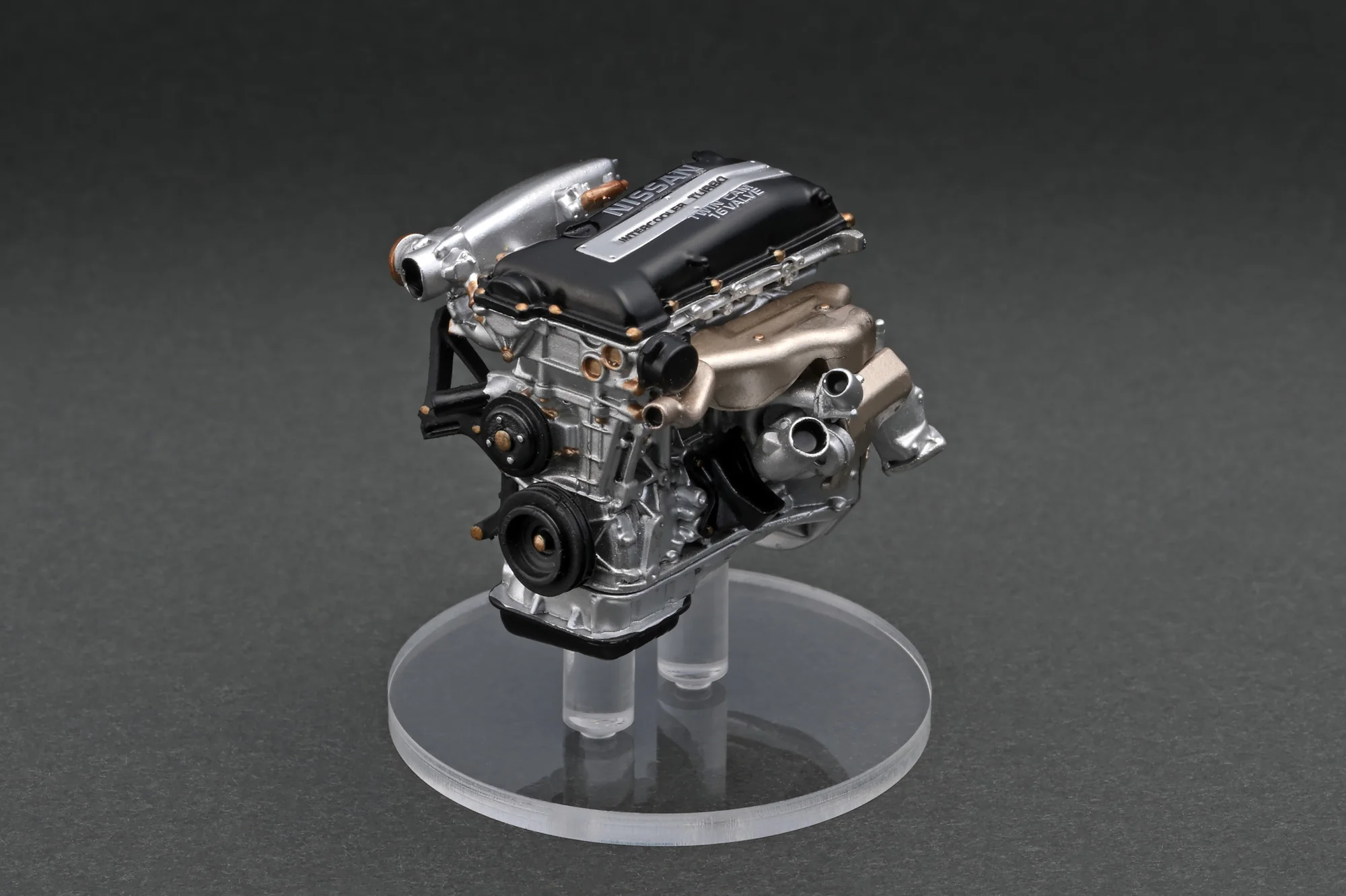 Ignition Model 1:18 Nissan Silvia (S14) VERTEX in Red Metallic with SR20 Engine Display - Image 5