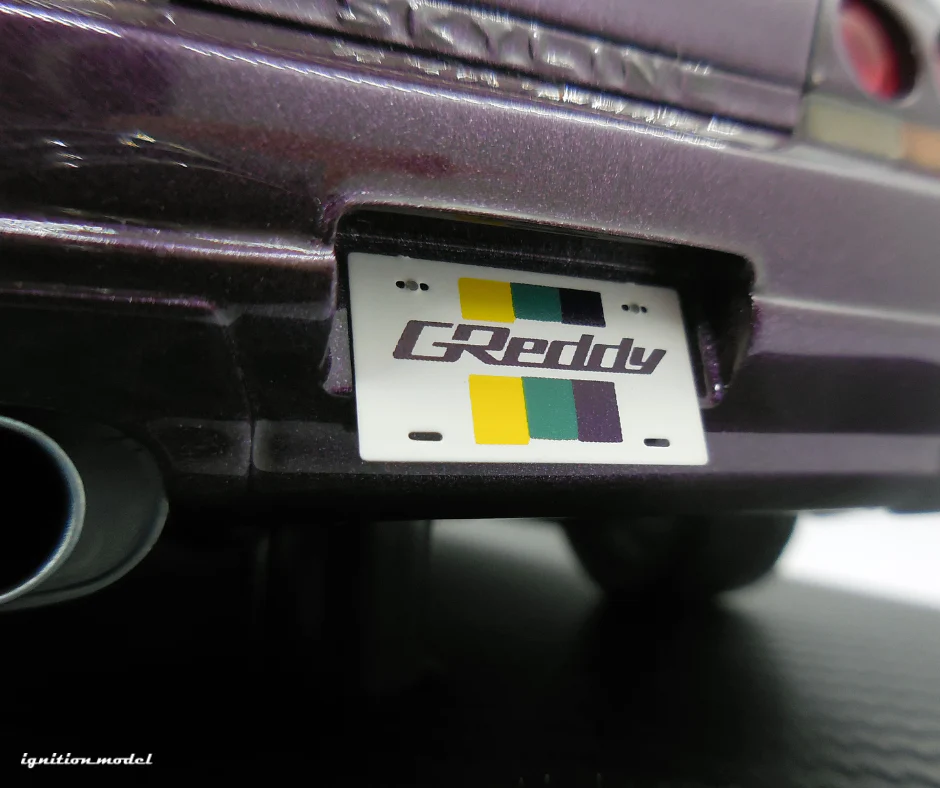 Ignition Model 1:18 Nissan Skyline (BNCR33) GT-R GReddy Version in Midnight Purple - Image 12
