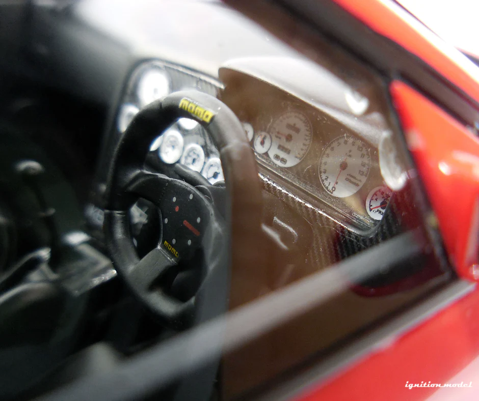Ignition Model 1:18 Nissan Skyline (BNCR33) GT-R GReddy Version in Red Metallic - Image 8