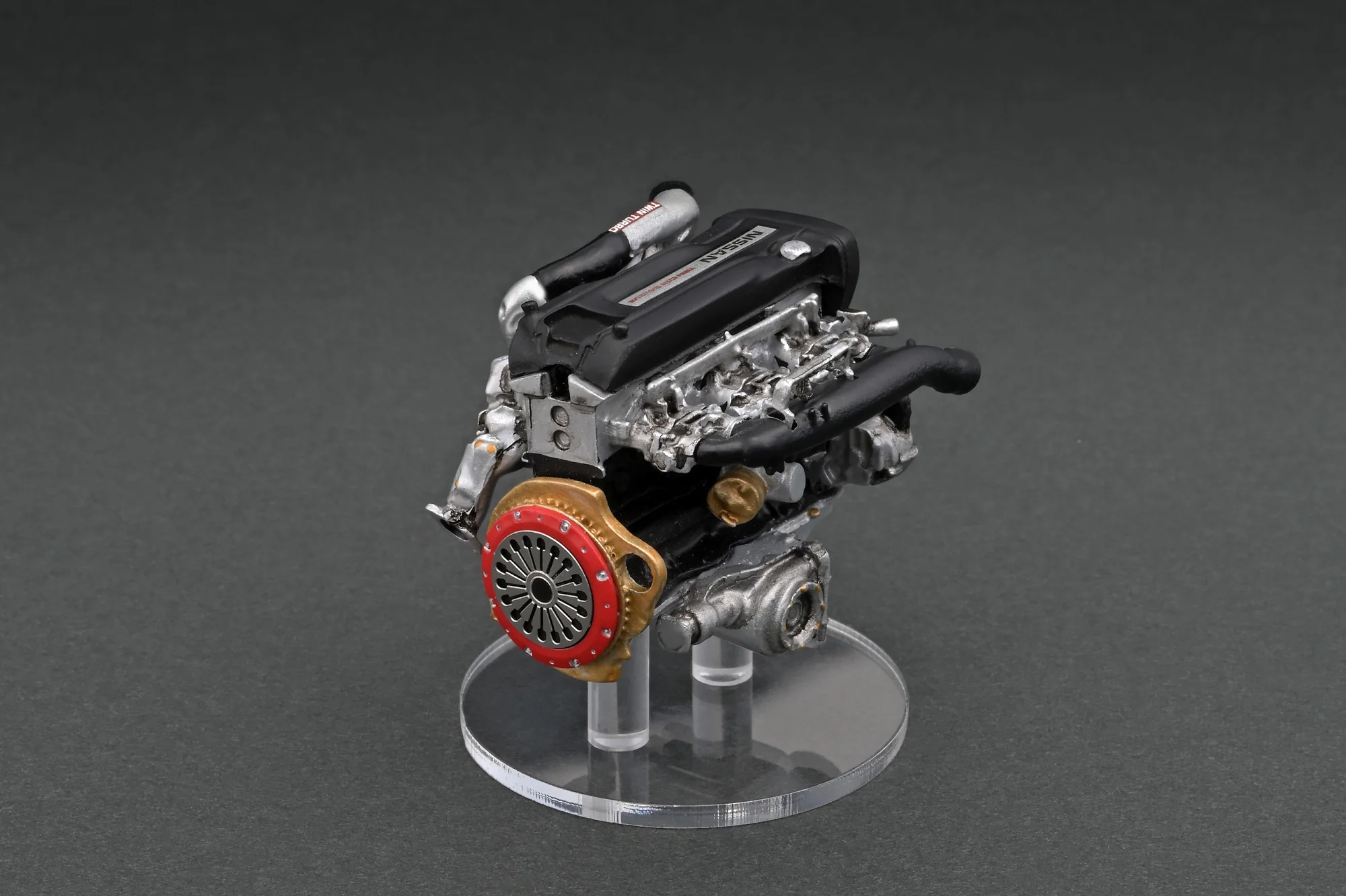 Ignition Model 1:18 Nissan Skyline GT-R (BNCR33) PANDEM in Silver with RB26DETT Engine Display - Image 6