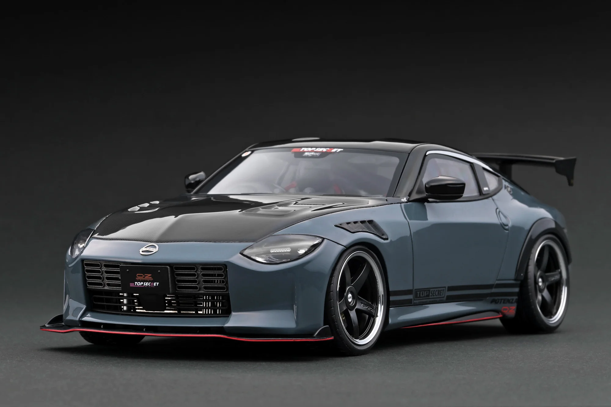 Ignition Model 1:18 Nissan Z Fairlady (RZ34)TOP SECRET in Stealth Gray