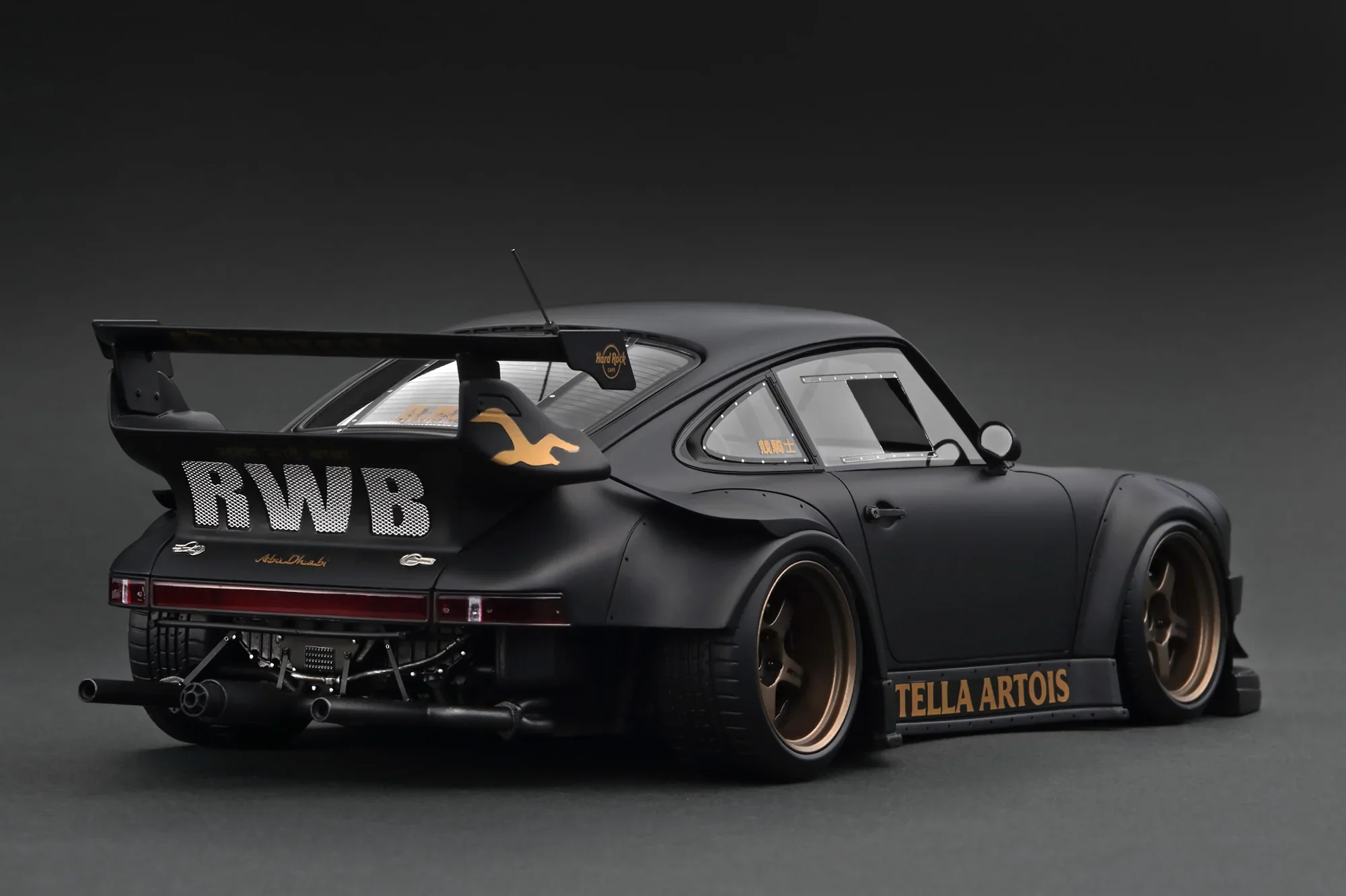 Ignition Model 1:18 Porsche 930 in Matte Black - Image 3