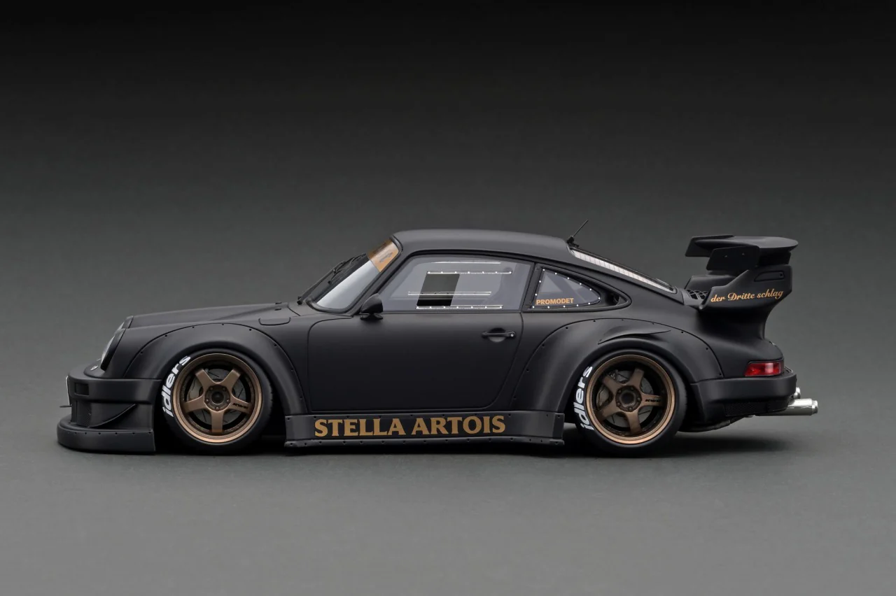 Ignition Model 1:18 Porsche 930 RWB in Matte Black - Image 2