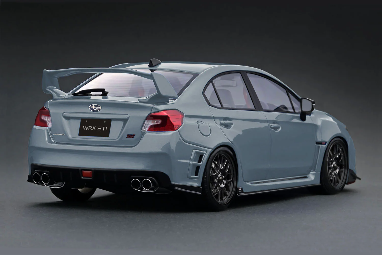 Ignition Model 1:18 Subaru WRX (CBA-VAB) STI in Gray Khaki - Image 2