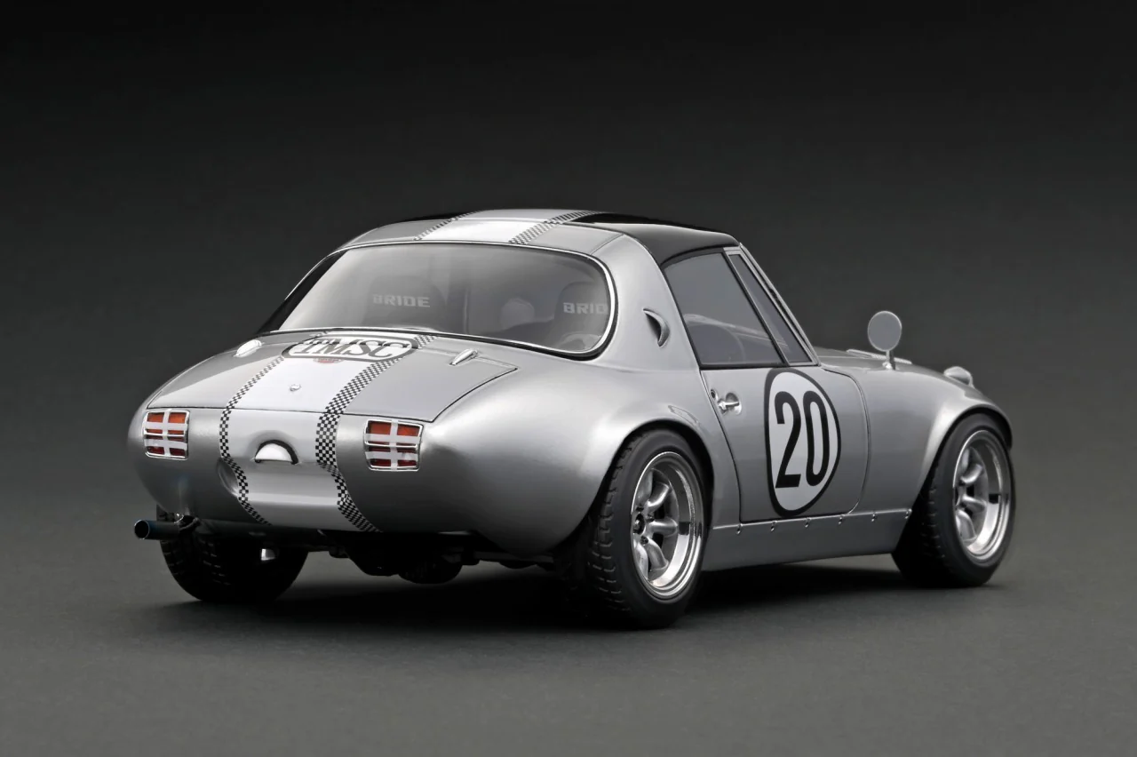 Ignition Model 1:18 Toyota Sports 800 NOB Hachi Version in Silver - Image 3