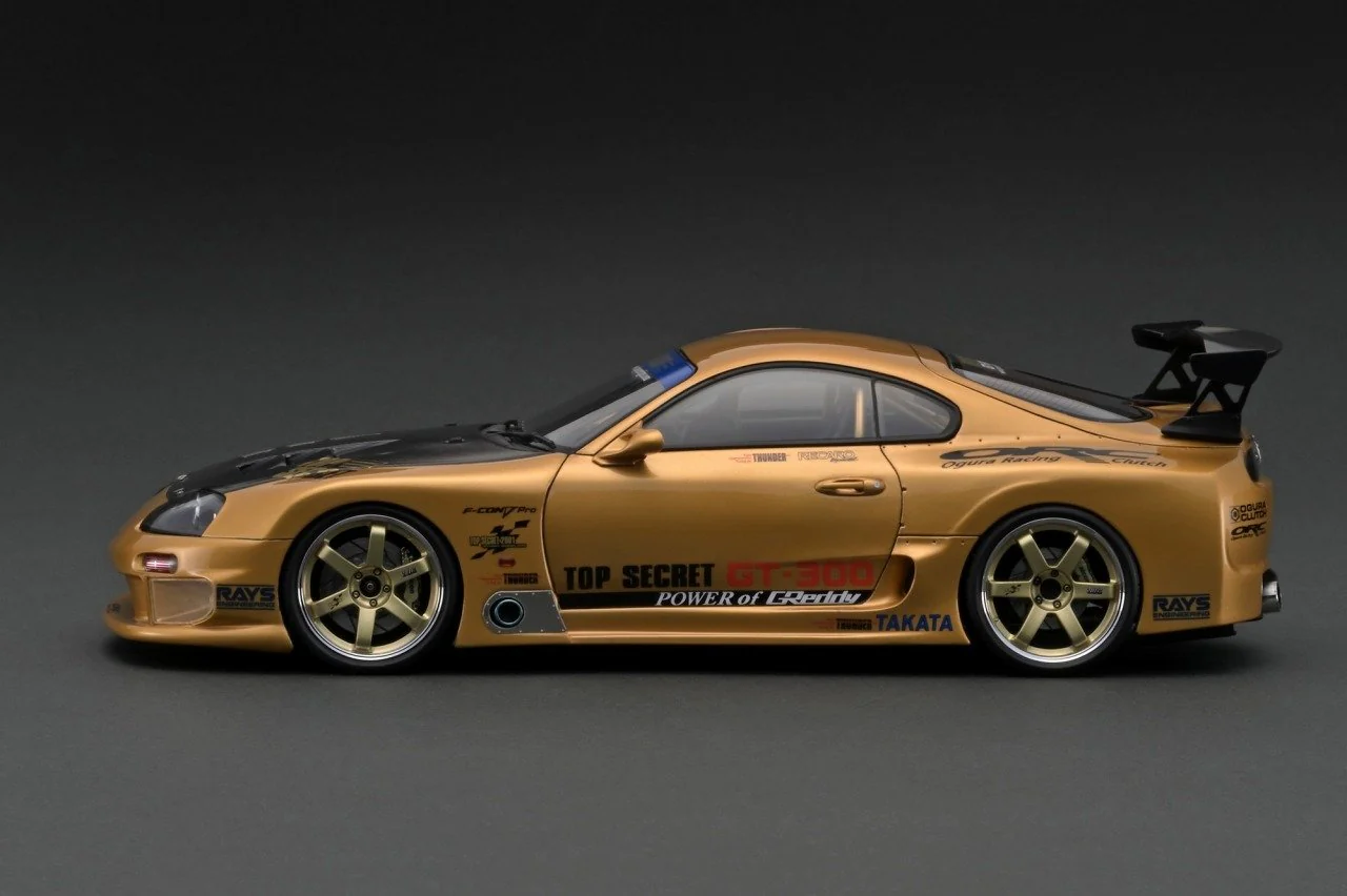 Ignition Model 1:18 Toyota Supra (JZA80) TOP SECRET "GT-300" in Gold - Image 2