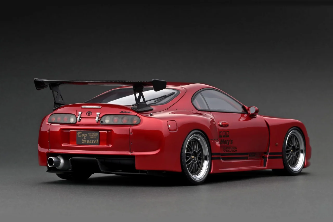 Ignition Model 1:18 Toyota Supra (JZA80) Top Secret GT300 in Red Metallic - Image 2
