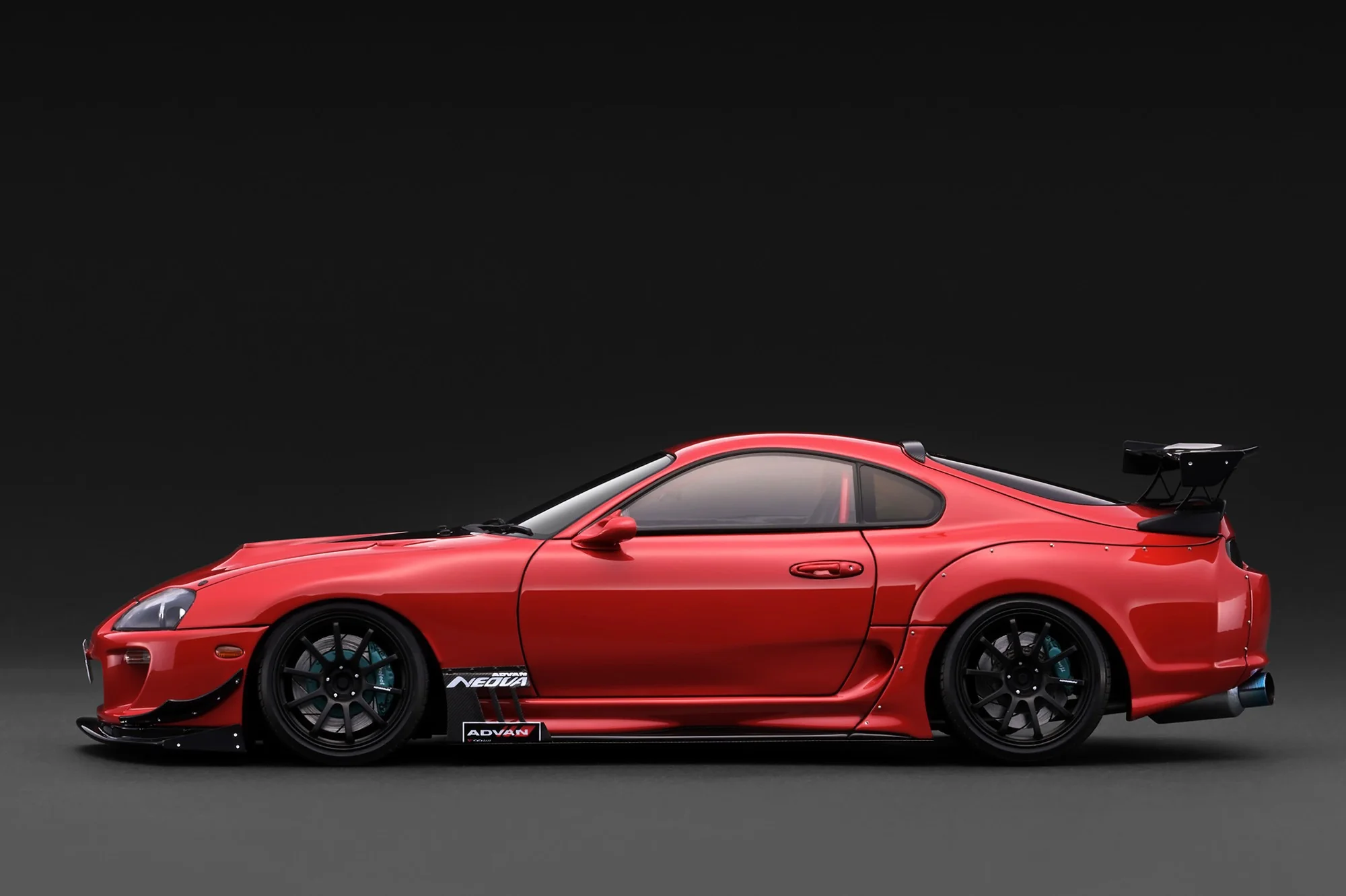 *PREORDER* Ignition Model 1:18 Toyota Supra RZ (JZA80) Max Orido Street Version in Red - Image 2