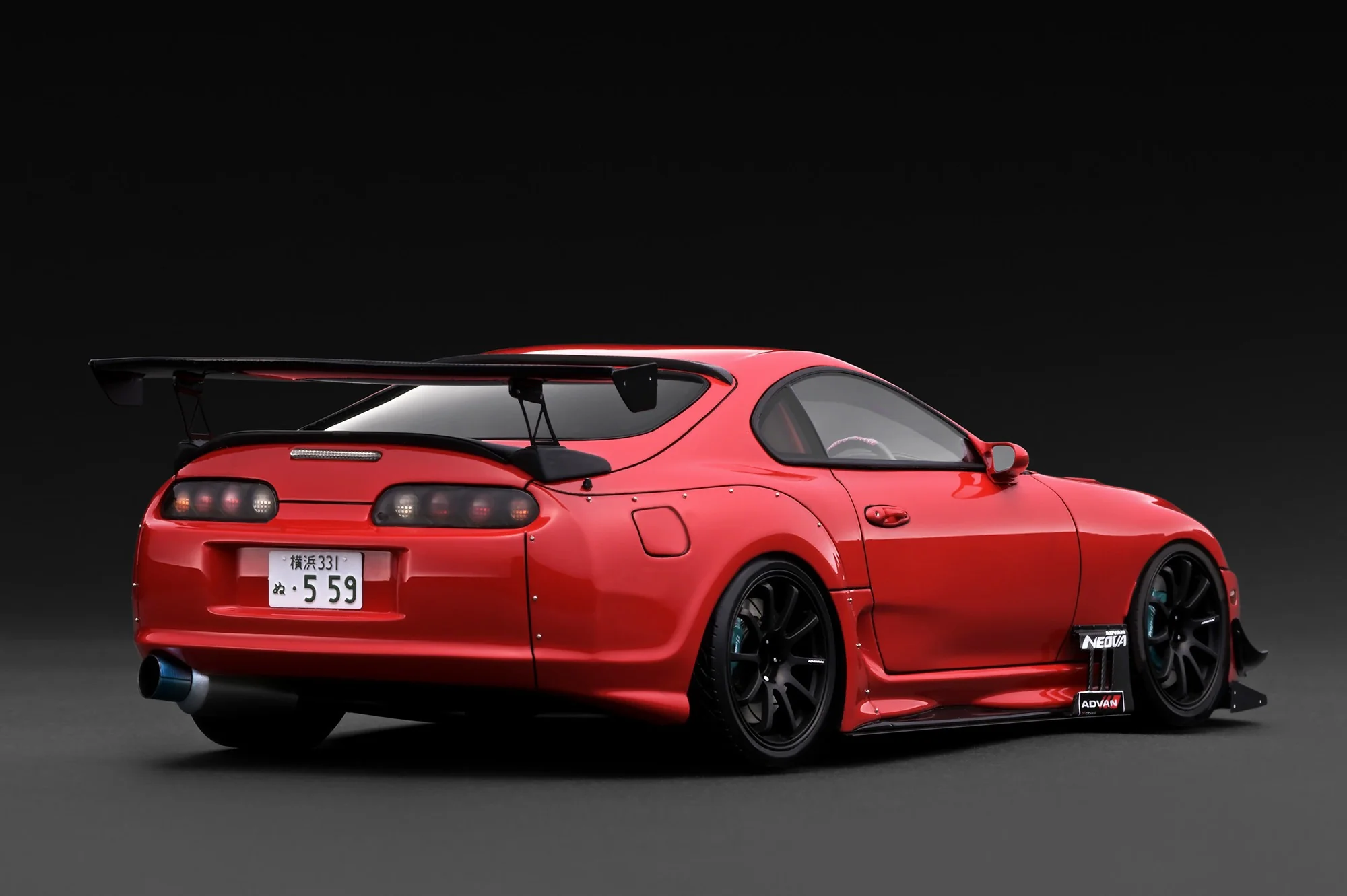*PREORDER* Ignition Model 1:18 Toyota Supra RZ (JZA80) Max Orido Street Version in Red - Image 3