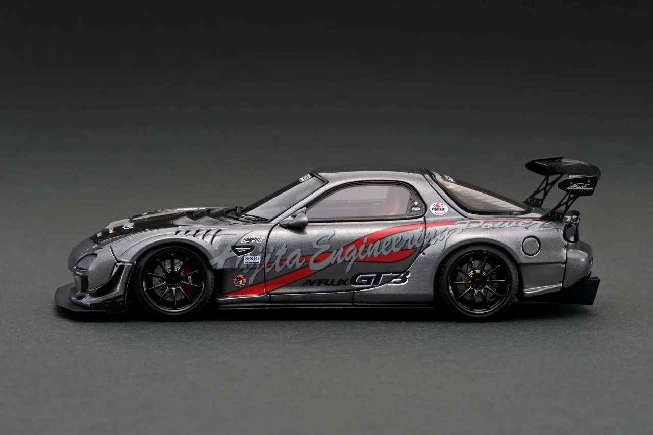 Ignition Model 1:43 Mazda RX-7 (FD3S) FEED Afflux GT3 in Gun Metallic - Image 2