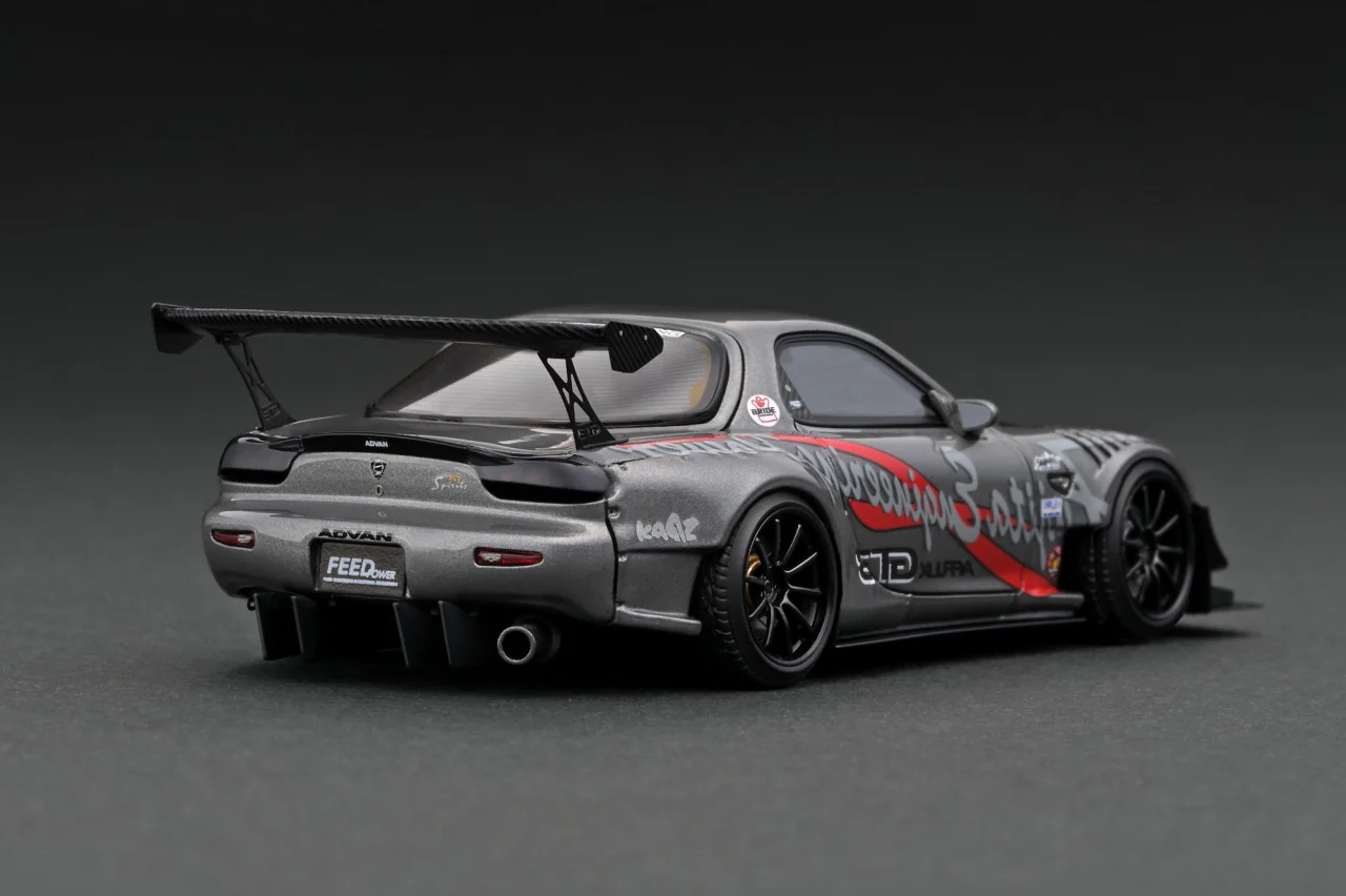 Ignition Model 1:43 Mazda RX-7 (FD3S) FEED Afflux GT3 in Gun Metallic - Image 3