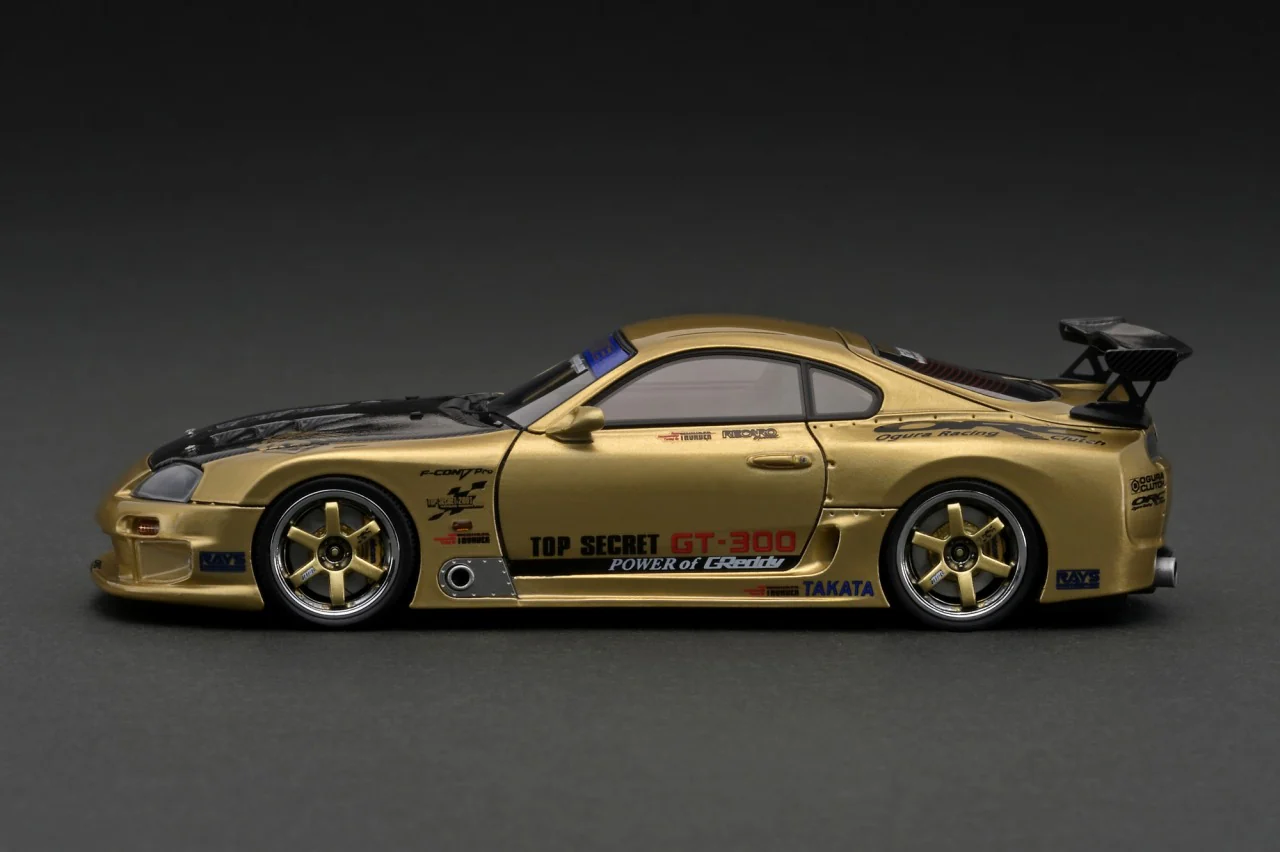 Ignition Model 1:43 Toyota Supra (JZA80) TOP SECRET "GT-300" in Gold - Image 2