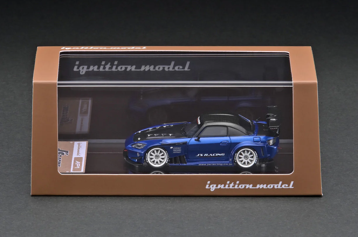 Ignition Model 1:64 Honda S2000 (AP1) J's Racing in Blue Metallic - Image 3