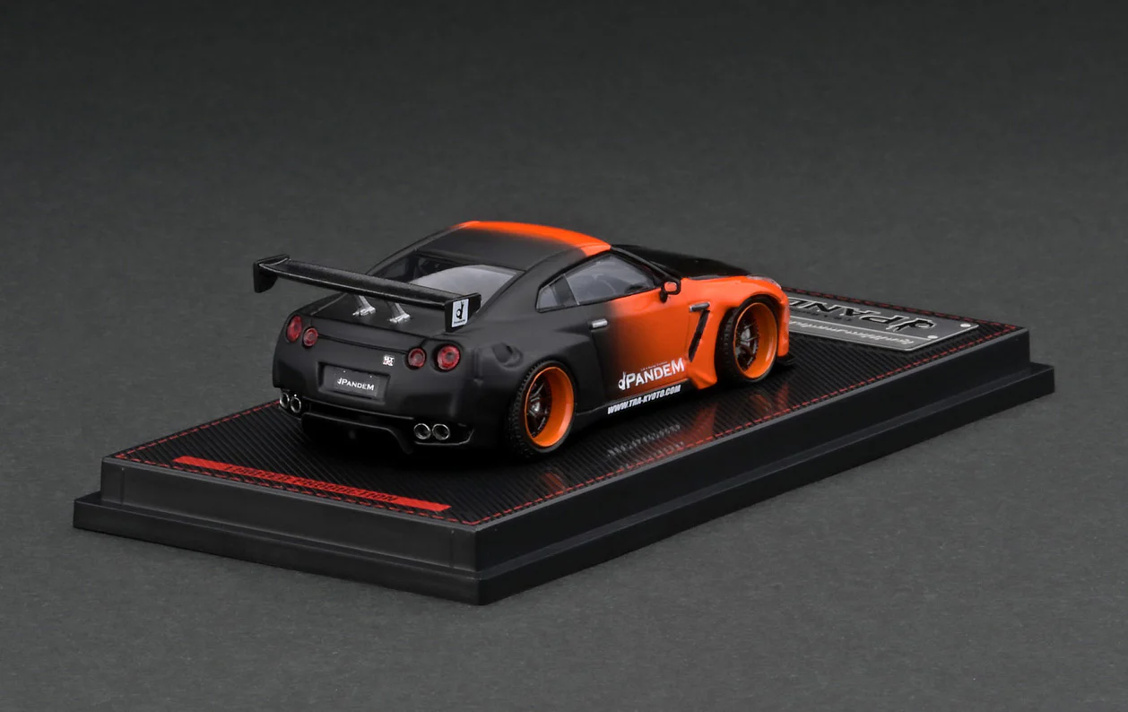 *PREORDER* Ignition Model 1:64 Nissan Skyline (R35) GT-R Pandem in Orange / Black - Image 2