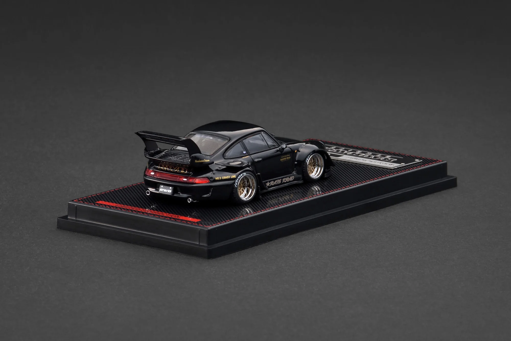 Ignition Model 1:64 Porsche RWB 993 in Black - Image 2